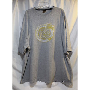 Vtg Sean John Men's 3XL Gray Distressed Graphic T-shirt Crewneck SS LOGO Y2K 90